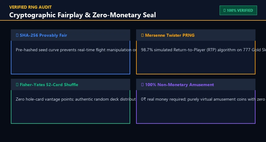 Ever 777 100% Fairplay & Legal Compliance Seal
